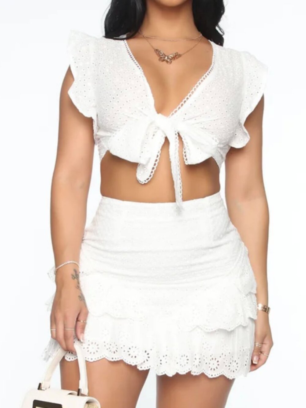 You Make My Earth Quake Skirt Set fashion nova